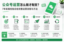 公众号运营怎么做 实操经验总结完整运营流程
